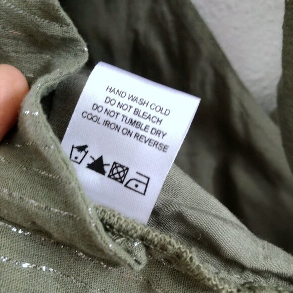 MAJORELL Gabby Wrap Cropped Puff Sleeves Top XS Size - Picture 9 of 11